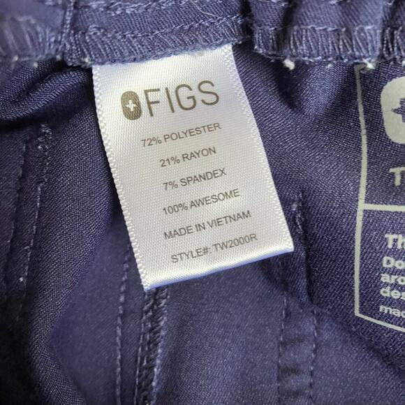 Figs Women's Sz XS Navy Yola Skinny Scrub Pants Style TW2000R EUC - Picture 16 of 16